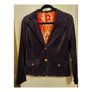 2 Button Velour blazer